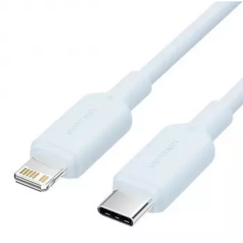 Cable USB-C to LIGHTNING/1M Blue Laksf Vention