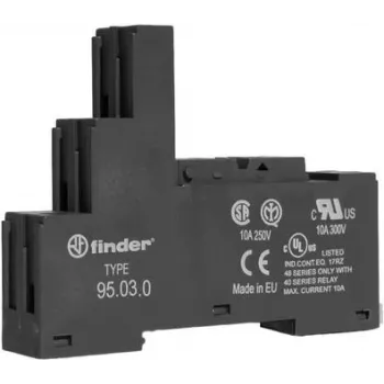 Finder 95.03.0 Relay Socket Suitable for Serie: Serie 40 1 pc(s) (95.03.0)