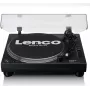Turntable Lenco LEN L-3818 Black, automatic, aluminium platter, USB Type-B, AC 230V
