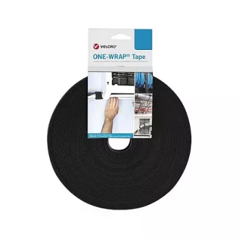 Velcro One-Wrap Cable Tie Velcro 25000 mm × 13 mm Polypropylene Black