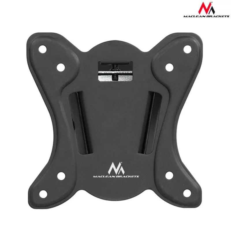 Wall mount bracket MACLEAN MC-670 — adjustable, supports up to 20 kg, VESA 100x100, for 13–27 inch monitors, black