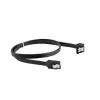 SATA III cable LANBERG CA-SASA-13CU-0050-BK 0.5 m, SATA 7-pin to 7-pin, 6 Gbit/s, black