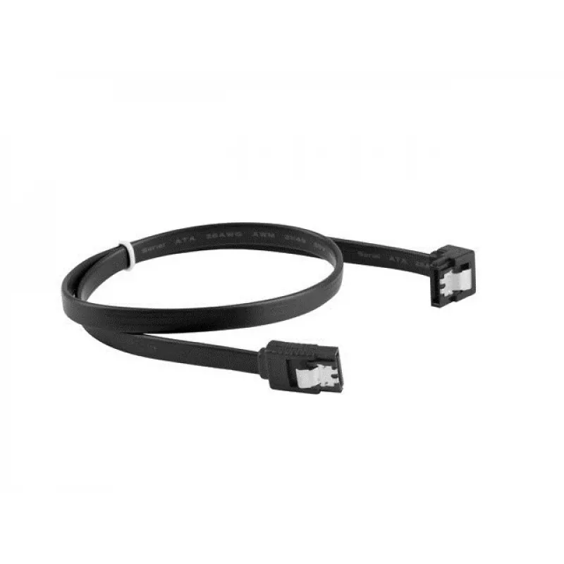 SATA III cable LANBERG CA-SASA-13CU-0050-BK 0.5 m, SATA 7-pin to 7-pin, 6 Gbit/s, black