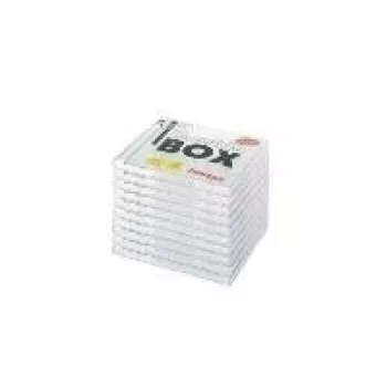 Hama 00044753 optical disc case Jewel case 2 discs Transparent