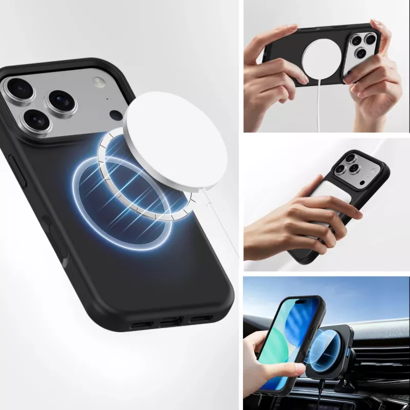Border Case 4smarts Cupertino iPhone 17 Pro Black 16 cm