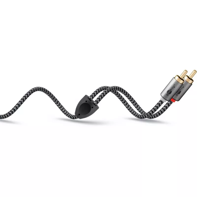 Goobay 65295. Anschluss 1: 2 x RCA, Steckverbinder 1 Geschlecht: Männlich, Anschluss 2: 2 x RCA, Steckverbinder 2 Geschlecht: Männlich, Kabelmaterial: