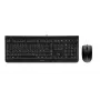 Keyboard Mouse included CHERRY DC 2000 Universal USB AZERTY Belgian Black