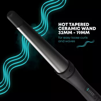 Curling wand Revamp WD-1000-EU 25mm barrel ceramic tourmaline