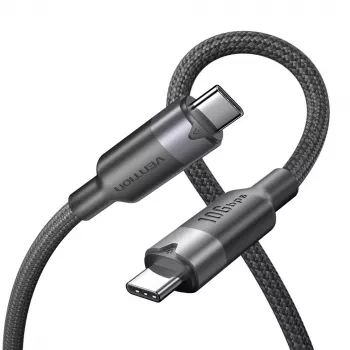 Vention USB 3.2 5A 10Gbps 1m BK USB-C to C cable