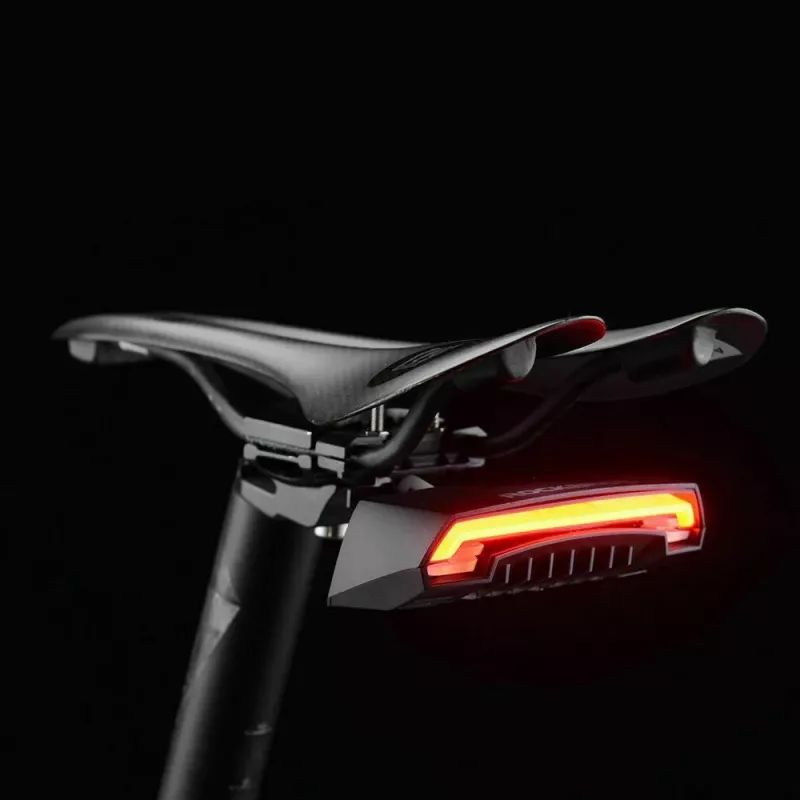 Rockbros LKWD-R1 rear bike light with laser and remote control, black