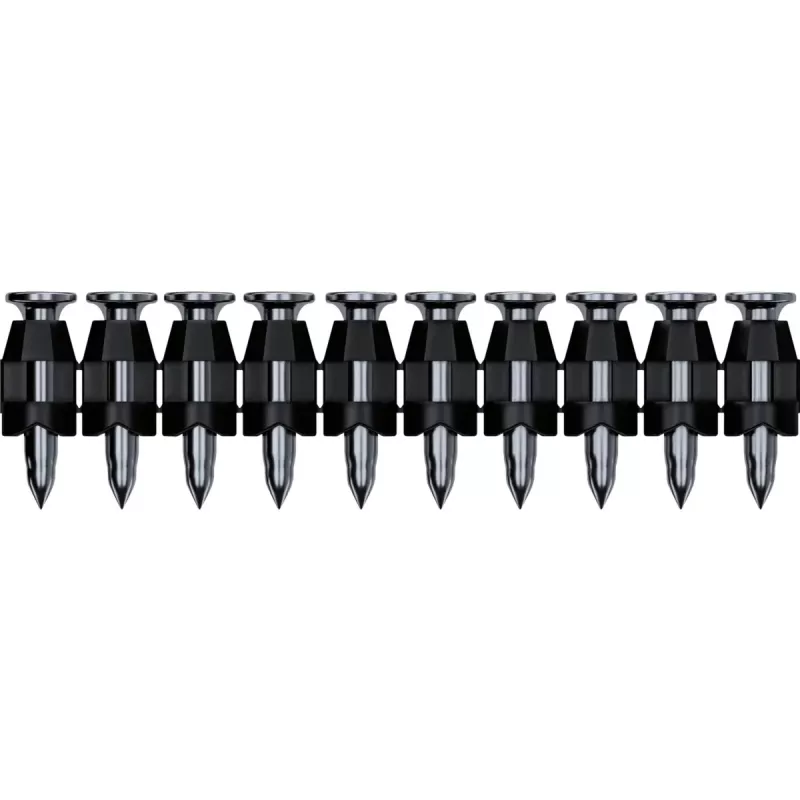 Strip head nails Bosch Round Head NM-19, 19 mm steel nails for cordless concrete nailer
