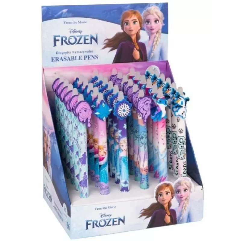 Retractable erasable pen Cool Pack Disney Frozen 53703PTR — blue ink, retractable tip