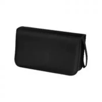 Hama CD Wallet Nylon 80, black 80 discs