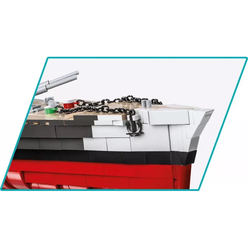 Naval ship model COBI COBI-4839 Assembly kit 1:300 Length 870 mm Height 215 mm