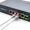 Ethernet PoE Switch QOLTEC 52296 — 4x RJ45 PoE ports, 1x RJ45 uplink