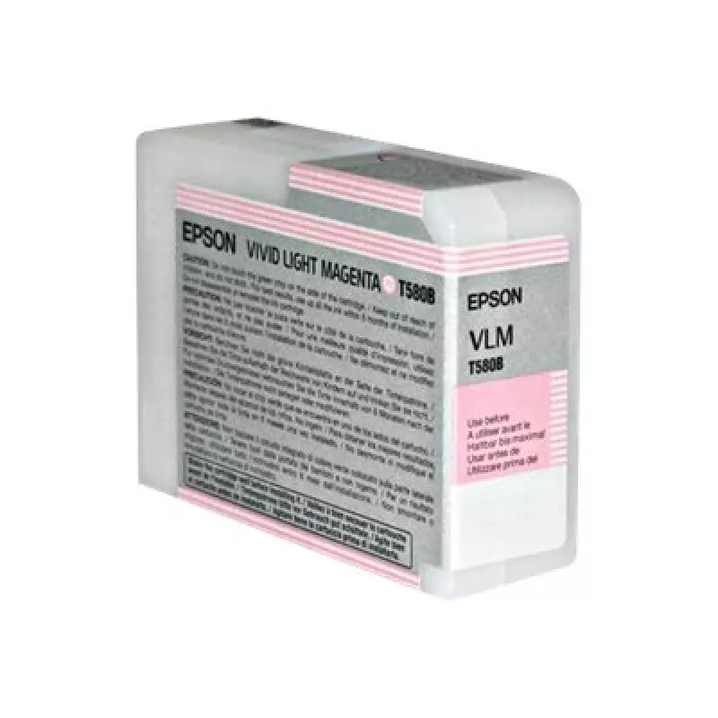 Epson Singlepack Vivid Light Magenta T580B00, Vivid light magenta, Pigment-based ink, 80 ml, 1 pc(s)