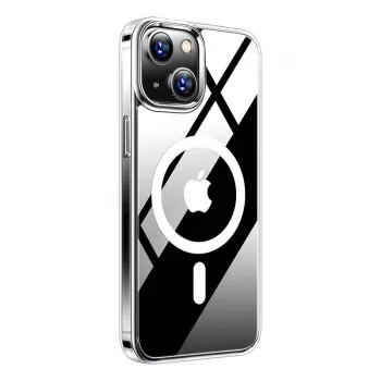 Torras Guardian Magnetic Series iPhone 15 Clear Diamond Clear protective phone case with magnetic attachment