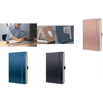 Notebook Sigel CO405 Conceptum A5 lined 97 sheets grey — ruled pages, thread-stitched
