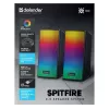 PC SPEAKERS SPITFIRE 2. 0 6W LED USB
