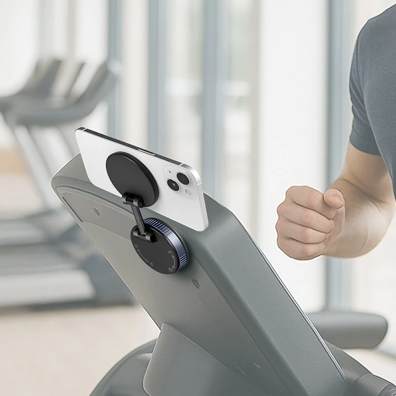 Magnetic smartphone hole r with vacuum suction