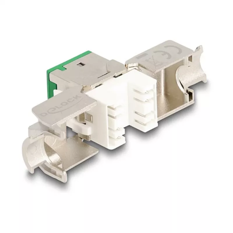 DeLOCK 88116 keystone module Flat Green RJ-45 10 pcs