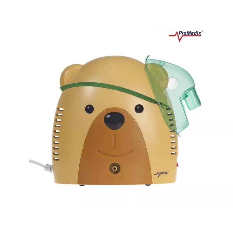 Promedix inhaler for children, teddy bear, nebulizer set, masks, filters, PR-811