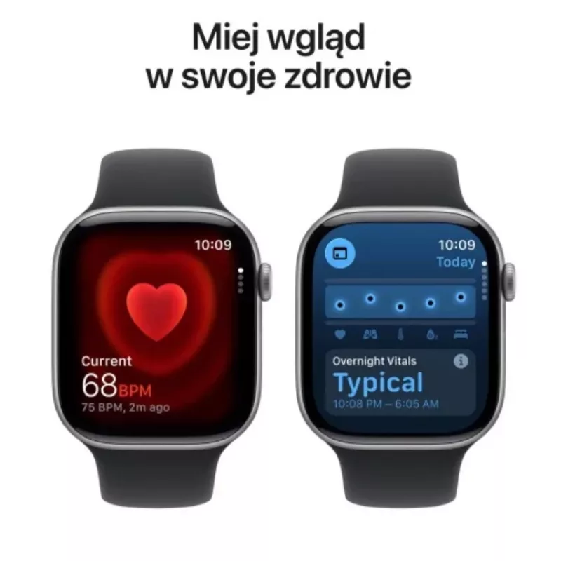 Watch Series 11 GPS 46mm Space Grey Aluminium Case with Black Sport Band - M/L