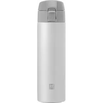 ZWILLING THERMO Thermos Flask, Travel Mug, Double Wall Insulation, Safety Seal, 450 Ml, Height: 22,8 cm, White