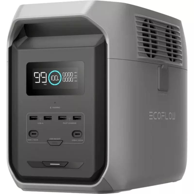EcoFlow DELTA 3 1500 portable power station Lithium Iron Phosphate (LiFePO4) 1800 W 16.5 kg