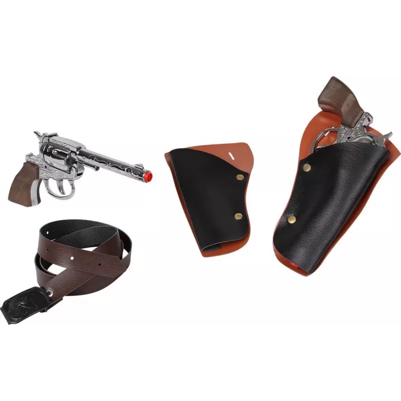 Toy gun set Pulio 155148/0 — 2 revolver pistols with belt