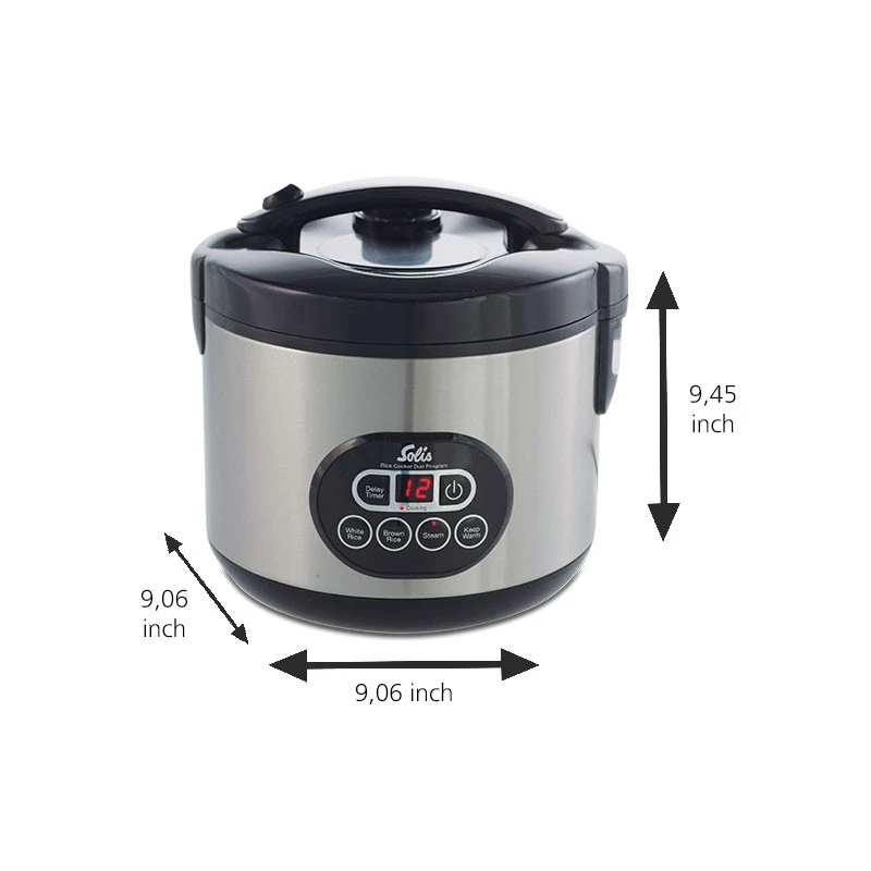 Rice cooker Solis 979.30 1.2 L 500 W Stainless steel