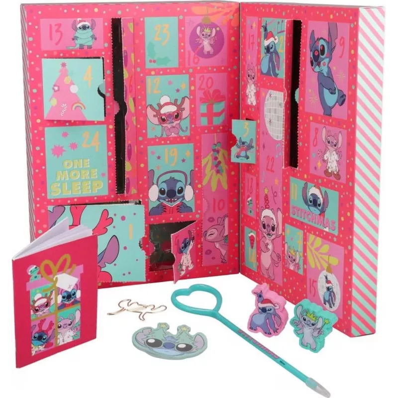 Advent Calendar Paladone Stitch Stationery 24-Day with 24 unique stationery items