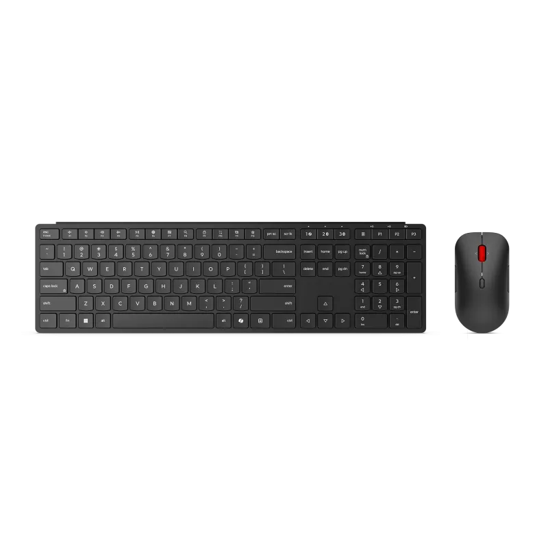 Lenovo | Multi-Mode Pro 6000 | Keyboard and Mouse Set | Wireless | Mouse included | Estonian | Bluetooth | Eclipse Black
