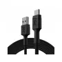 USB Cable Green Cell KABGC22 USB 2.0 1.2m USB A USB C Black