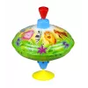 Spinning top Lena Humming top Wild animals 16 cm — wooden spinning toy by Lena, 16 cm diameter