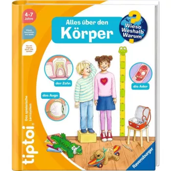 tiptoi Why? How? What For? All About the Body, Learning Book