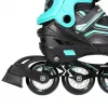 Nils Extreme NH18190 2IN1 Skates BLACK/BLUE SIZE. M (34-38)) With Interchangeable Hockey Skates