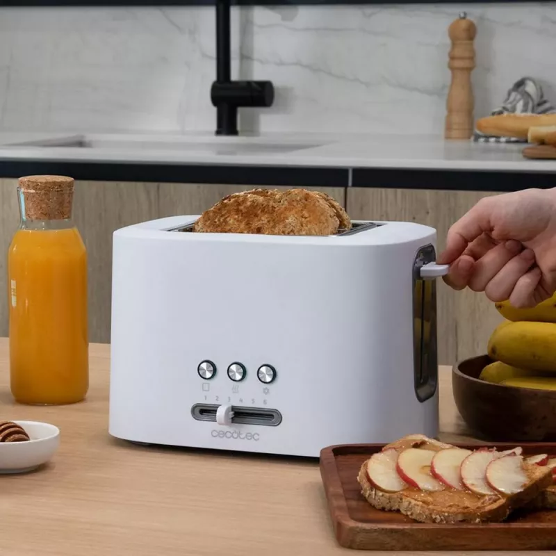 Toaster Toast&Taste 9000 Double White (White, 980 Watt, for 2 slices Toast)
