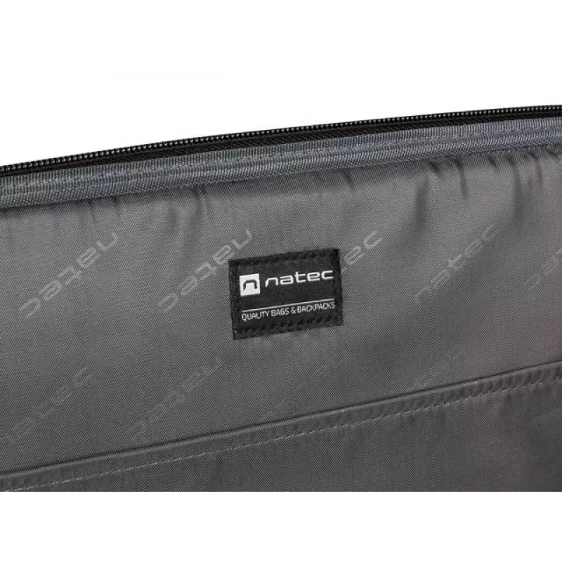 Briefcase NATEC Boxer Lite 39.6 cm (15.6 inch) – polyester, 2 compartments, shoulder strap, 410×305×65 mm, 750 g