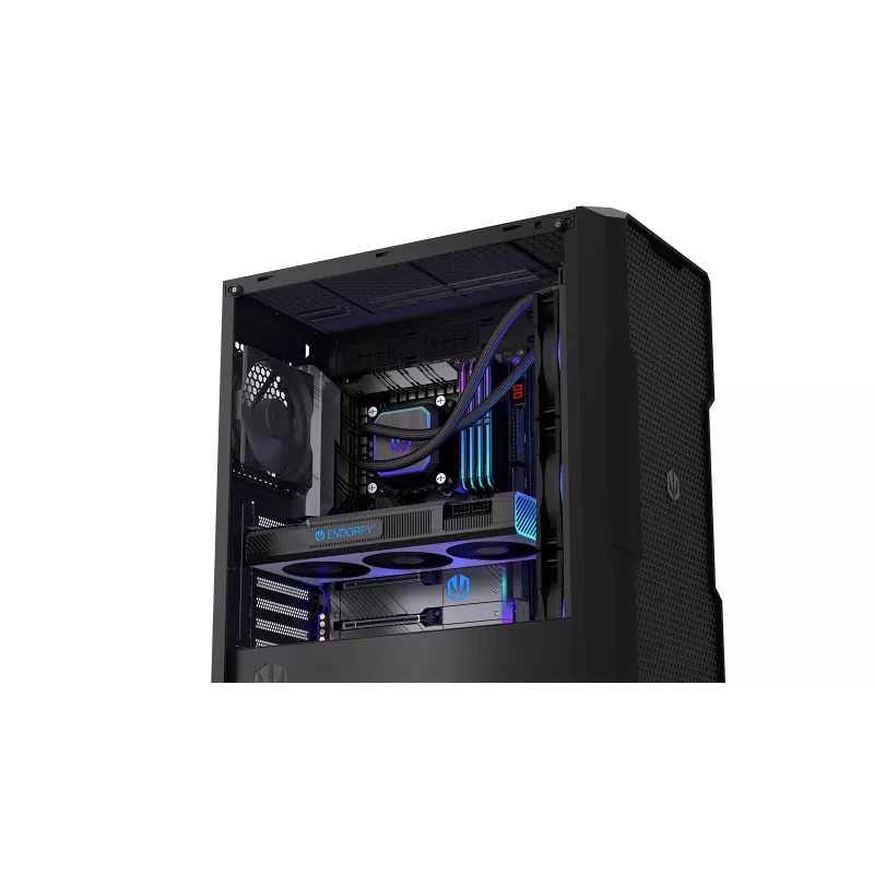 All-in-one liquid cooler ENDORFY Navis F360 ARGB Black — 360mm radiator, 3x 120×25 mm fans, 250–1800 RPM, pump 1600–2600 RPM, LGA 1700/AM5/AM4 support
