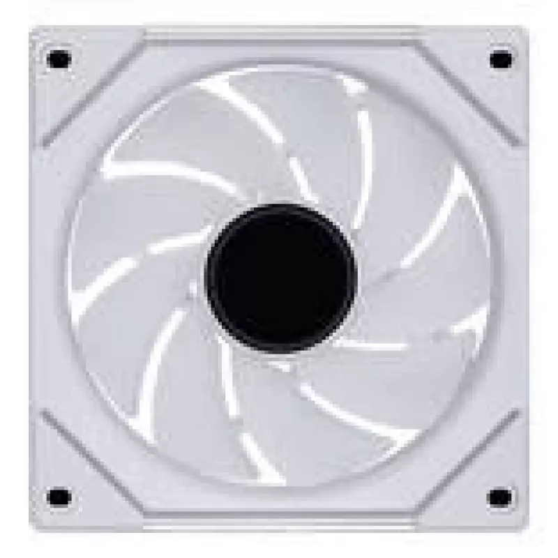 Computer case fan Lian Li Uni Fan 12RSLIN3W 120 mm White, 12 V, 0.2–2100 RPM, 2.66 mmH2O, FDB