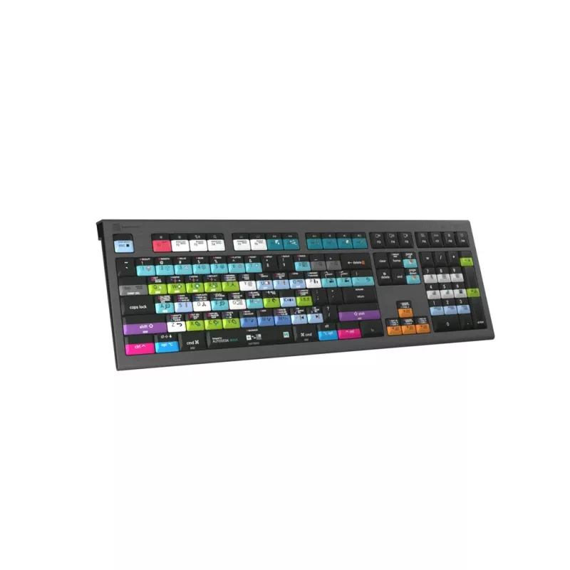 Logickeyboard Avid Media Composer Astra 2 Keyboard Universal USB QWERTY German Grey
