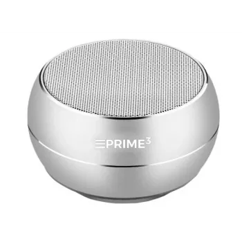 Prime3 Bluetooth speaker ABT03SL (silver colour) (5h, battery), Bluetooth speaker, silver
