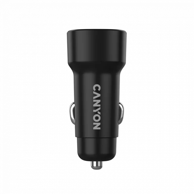 CANYON car charger OnDrive 24 24W 2xUSB-A Black