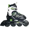 Inline skates Muuwmi 682 adjustable size 33–36 Green/Black with protector set