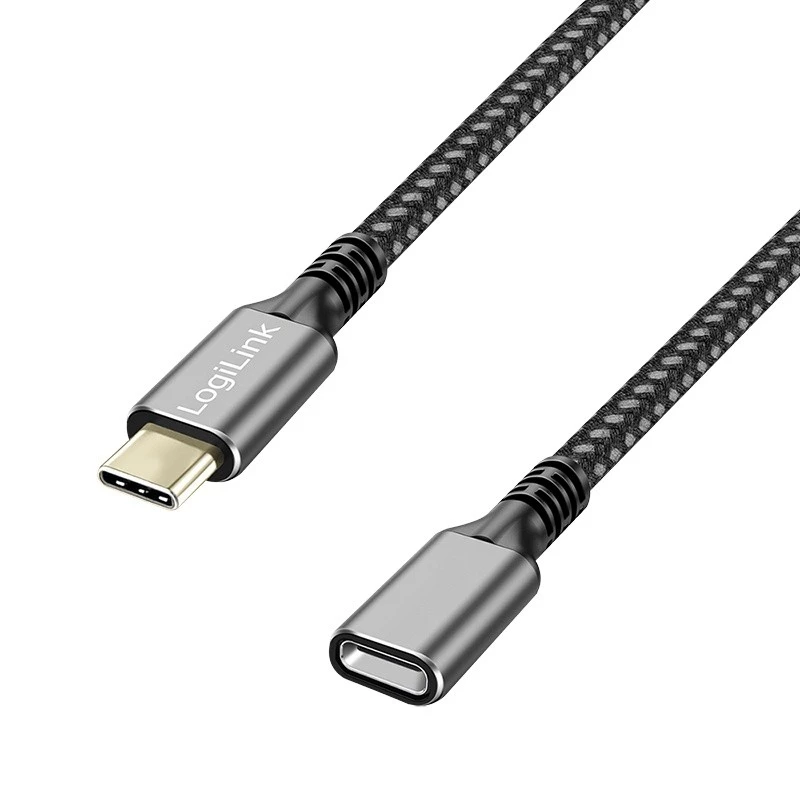 USB 3.2 Gen2 Type-C to USB-C/F, PD, 1m