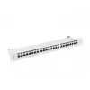 Patch panel 1U LANBERG PPS7-1024-S — 24-port, Cat7, F/UTP, metal, 1U (445×102×44.5 mm)