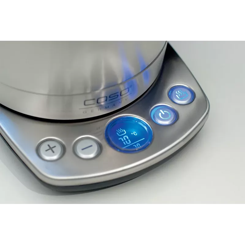 Electric kettle Caso 1.7 L 2200 W Black Stainless steel