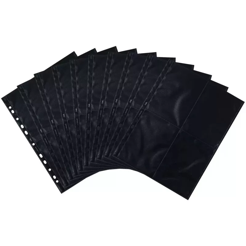 Photo pockets HERMA Fotophan 10x15 cm portrait black 10 pcs