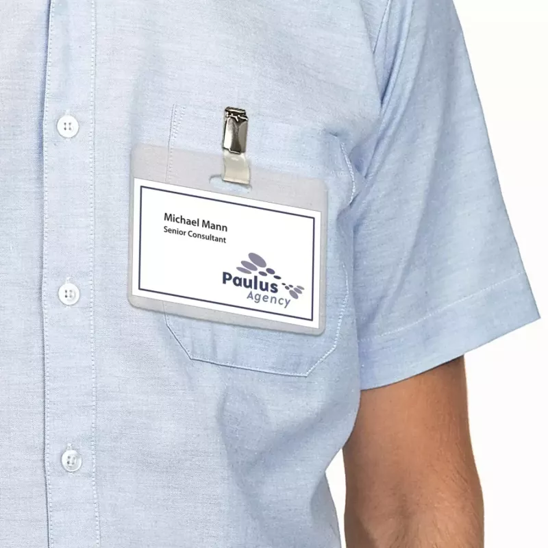 Inserts for name badges HERMA A4 75x40 mm 300 pcs